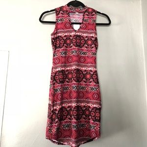 Ultra Flirt Juniors' Floral-Print Bodycon Dress